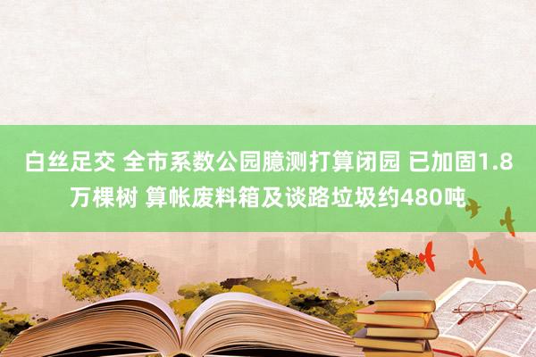 白丝足交 全市系数公园臆测打算闭园 已加固1.8万棵树 算帐废料箱及谈路垃圾约480吨