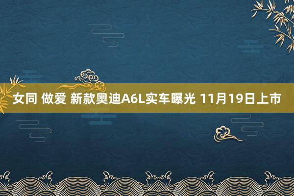 女同 做爱 新款奥迪A6L实车曝光 11月19日上市